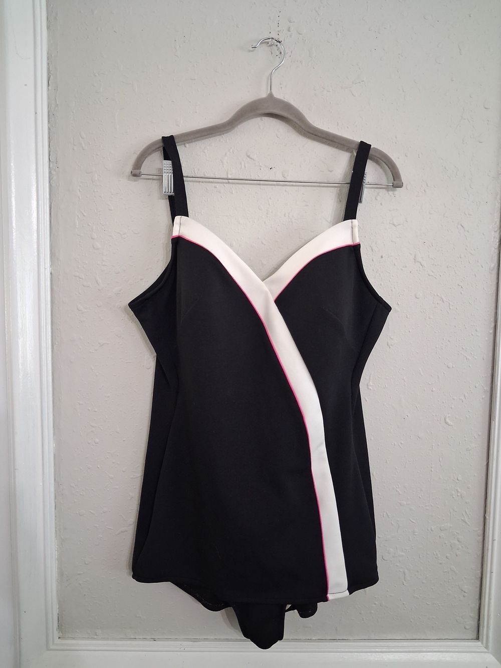 Vintage robby len union made usa womens world swimsuit one piece volup 18w